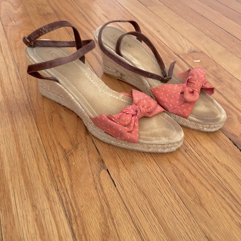 JCrew wedge espadrilles